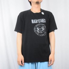 画像2: 〜90's RAMONES パンクロックバンドTシャツ BLACK (2)
