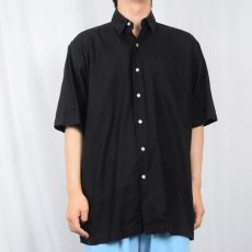 画像2: POLO GOLF RALPH LAUREN "CHAMBERS" コットンシャツ BLACK M (2)