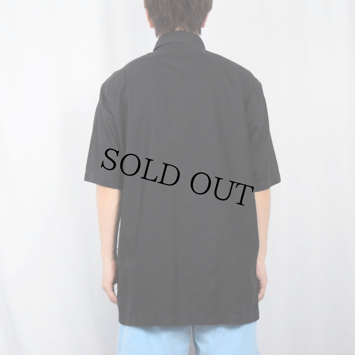 画像3: POLO GOLF RALPH LAUREN "CHAMBERS" コットンシャツ BLACK M (3)