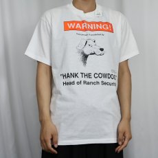 画像2: 90's John R. Erickson USA製 "HANK THE COWDOG" 児童小説プリントTシャツ L (2)