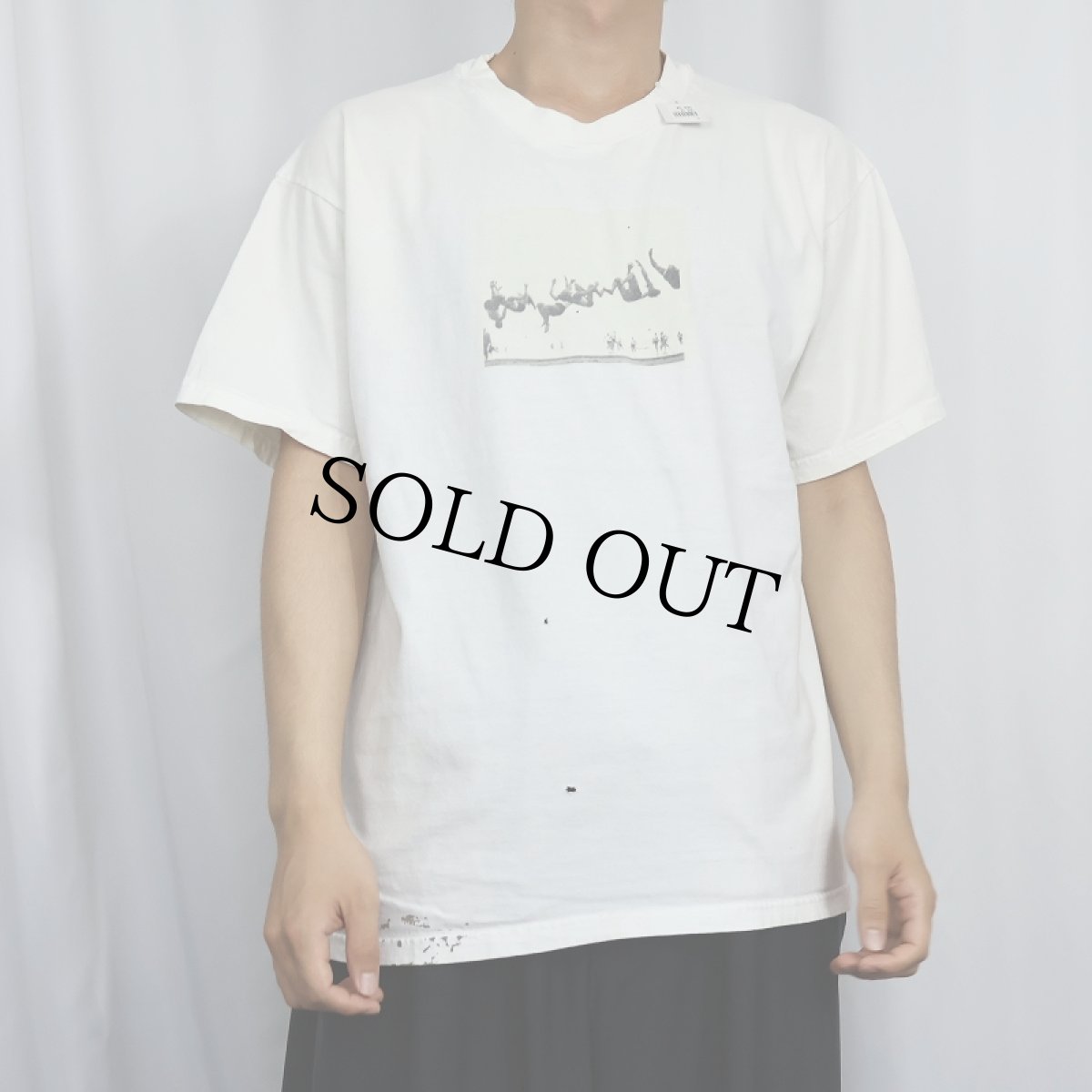 画像2: 2000's SUPER STOCK フォトプリントTシャツ L (2)