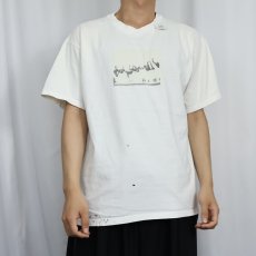 画像2: 2000's SUPER STOCK フォトプリントTシャツ L (2)