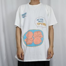 画像2: 90's WORDS FROM THE WOMB USA製 赤ちゃんイラストプリントTシャツ ONE SIZE (2)