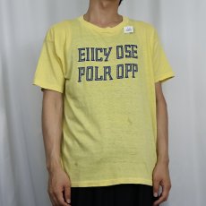 画像2: 80's FUCK OFF USA製 ギミックプリントTシャツ XL (2)
