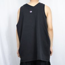 画像3: 80〜90's Champion USA製 青刺繍タグ 後期 ロゴプリントタンクトップ XXL (3)