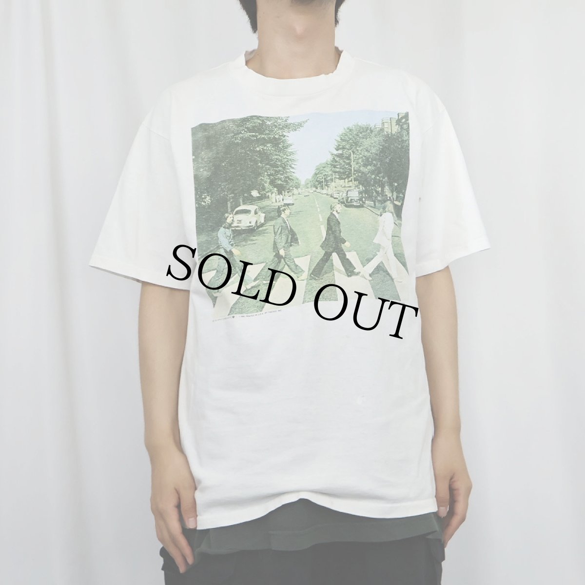 画像3: 90's THE BEATLES "ABBEY ROAD" ロックバンドTシャツ L (3)