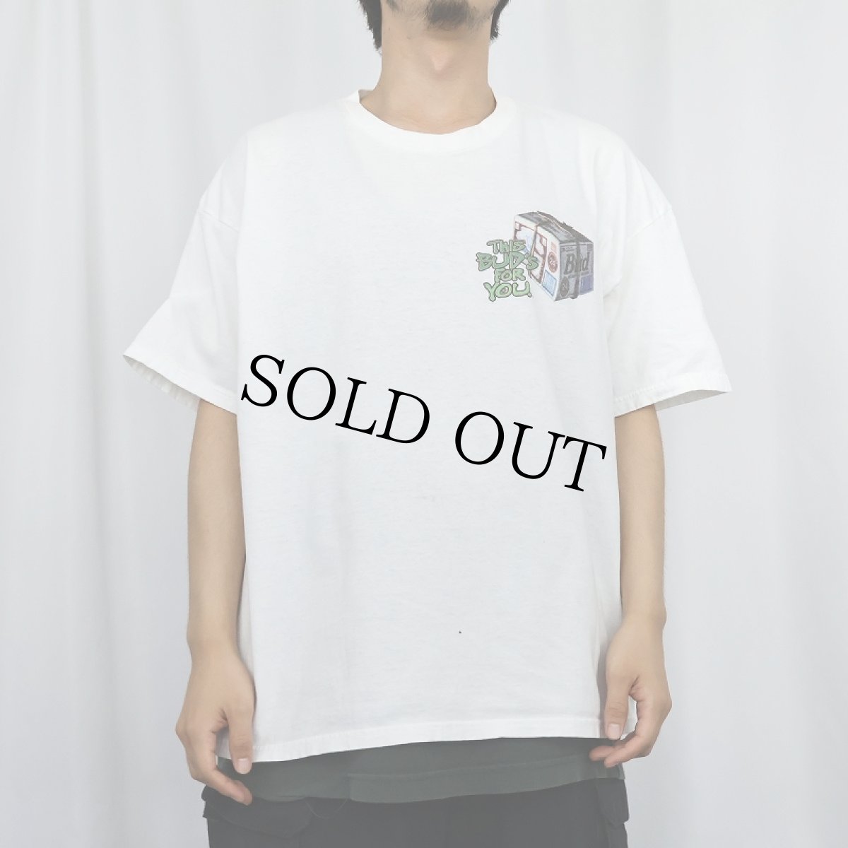 画像3: 90's Budweiser USA製 "THIS BUD'S FOR YOU" ビールメーカープリントTシャツ XL (3)