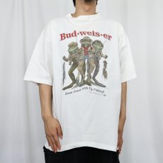 画像2: 90's Budweiser ビールメーカープリントTシャツ XL (2)