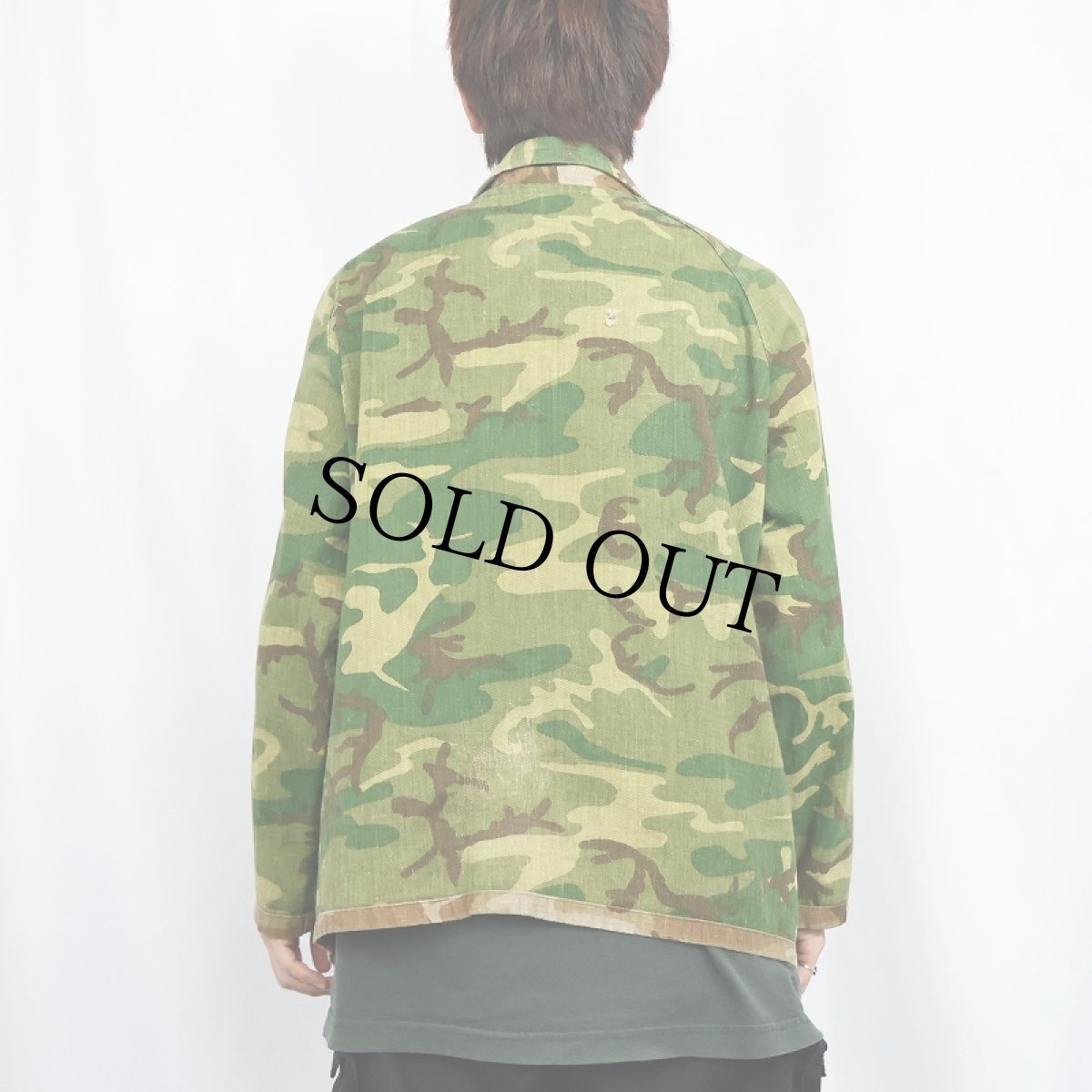 画像4: 70's カモ柄 リバーシブルハンティングジャケット (4)