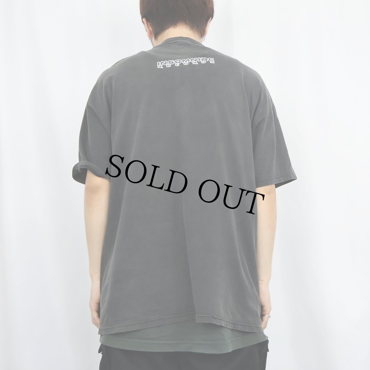 画像3: INSOMNIAC RECORDS レコードレーベルプリントTシャツ BLACK (3)