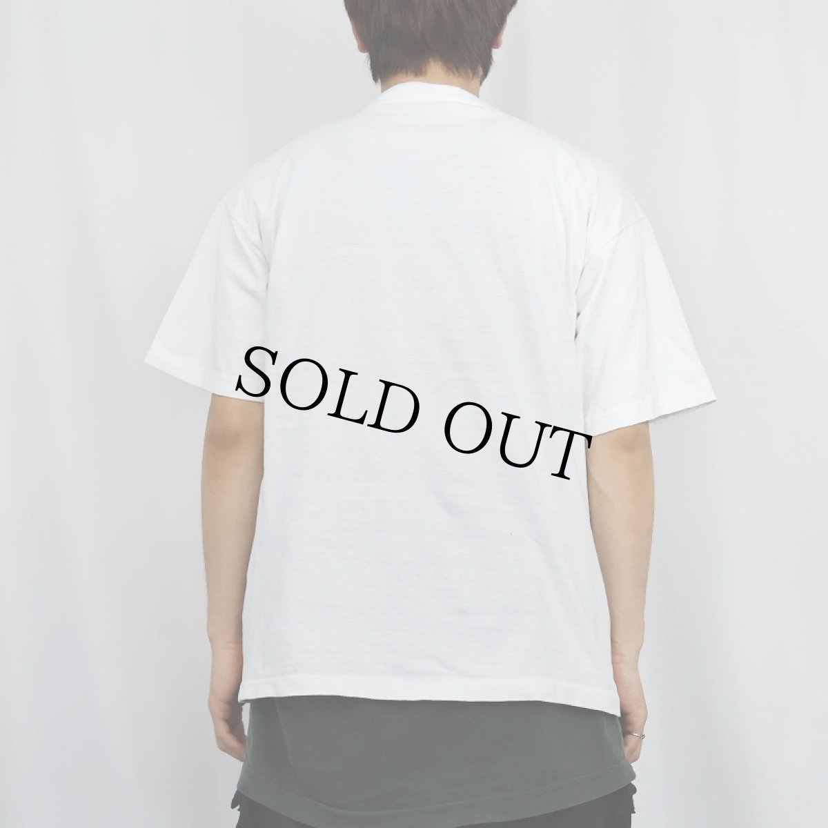 画像3: 90's Scared Guy "WHAT ARE YOU LOOKING AT?" イラストプリントTシャツ L (3)