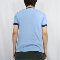 画像3: 80's adidas "Olympic Sprint" サイドライン プリントリンガーTシャツ M (3)