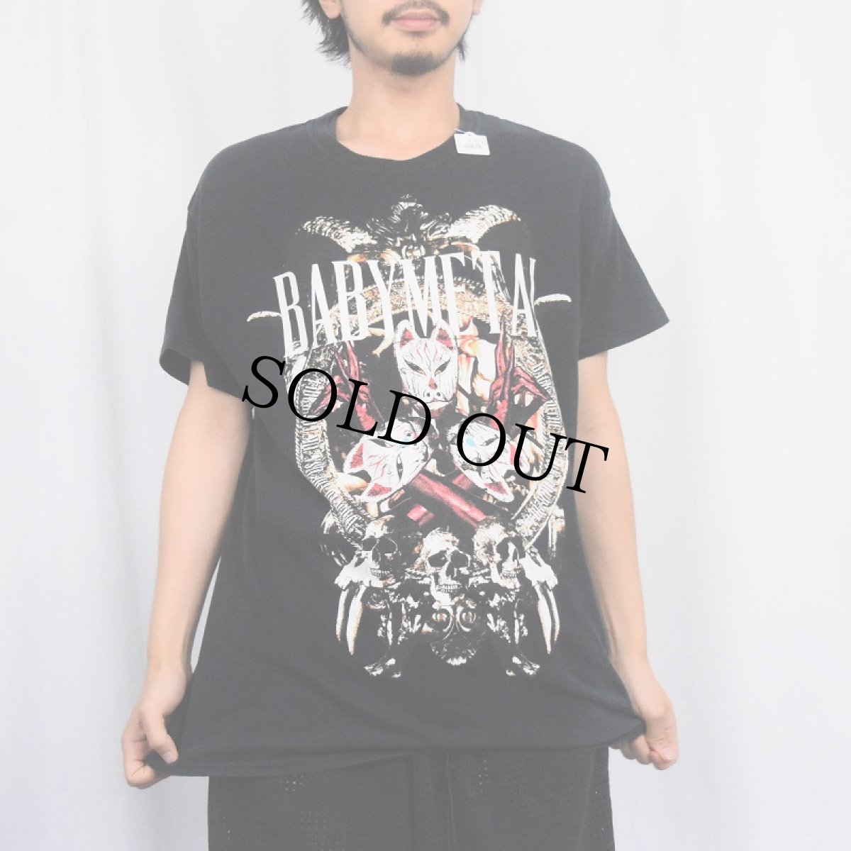 画像2: BABYMETAL メタルダンスユニットTシャツ BLACK L (2)