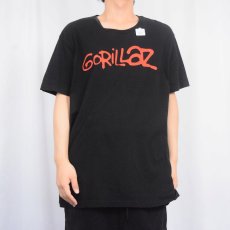 画像2: GORILLAZ ロックバンドTシャツ BLACK (2)