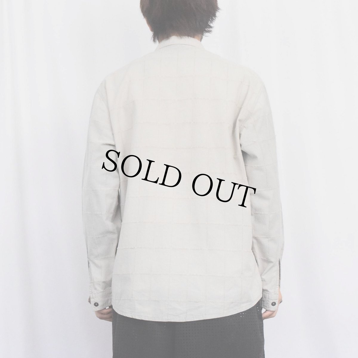 画像3: 90's Peyton SPAIN製 柄織 コットンシャツ SIZE48 (3)