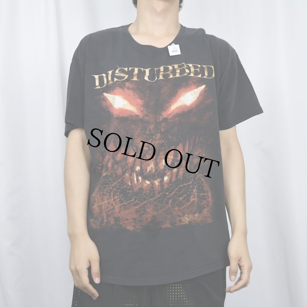 画像2: 【SALE】 DISTURBED "ASYLUM" ヘヴィメタルバンドTシャツ BLACK XL (2)