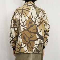 画像3: 90's PREDATOR CAMOUFLAGE USA製 プレデターカモ柄 コットンハンティングジャケット L (3)