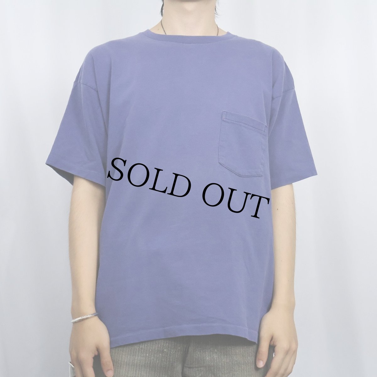 画像2: 90's GAP USA製 無地 ポケットTシャツ XL (2)