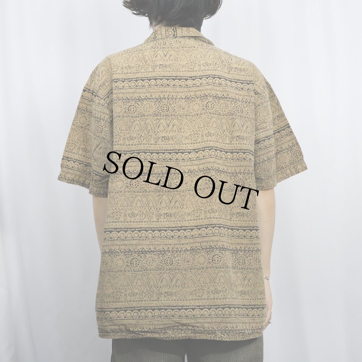 画像3: 90's〜 GRAMICCI USA製 総柄 コットンアロハシャツ M (3)