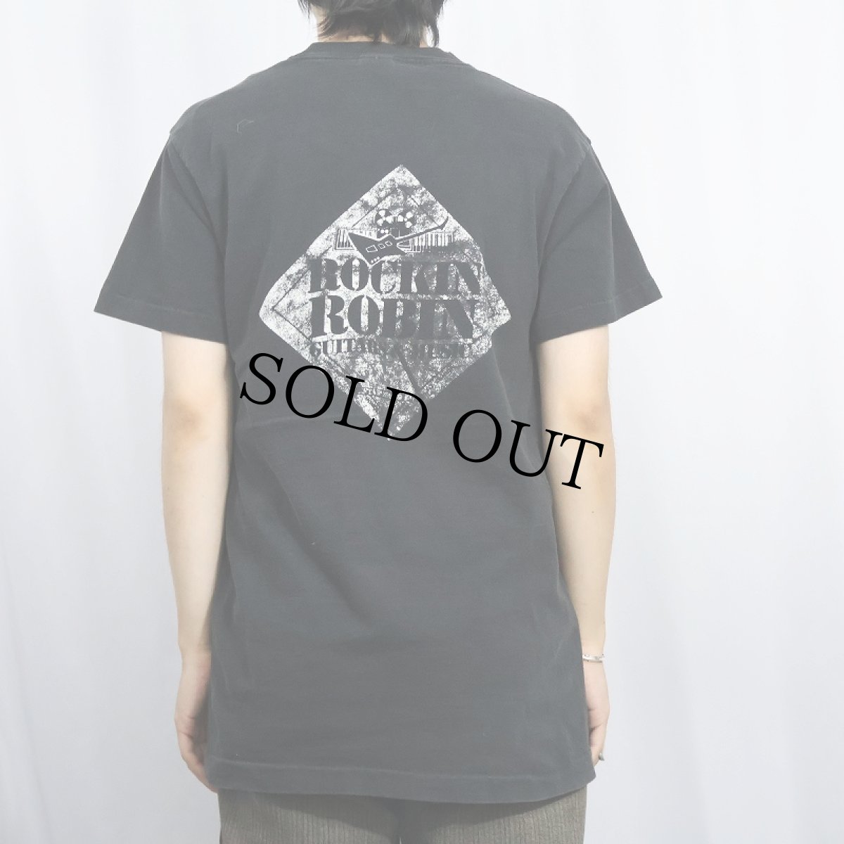 画像4: 90's Albert King USA製 ブルースシンガー プリントTシャツ BLACK L (4)