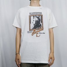 画像2: 90's Mozart USA製 音楽家 イラストプリントTシャツ L (2)