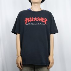 画像2: THRASHER ロゴプリントTシャツ BLACK XL (2)