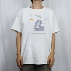 画像2: 90's John Paul Mitchell Systems USA製 ヘアケアブランド プリントTシャツ XL (2)