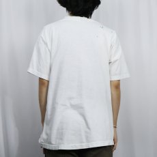 画像3: 90's John Paul Mitchell Systems USA製 ヘアケアブランド プリントTシャツ XL (3)