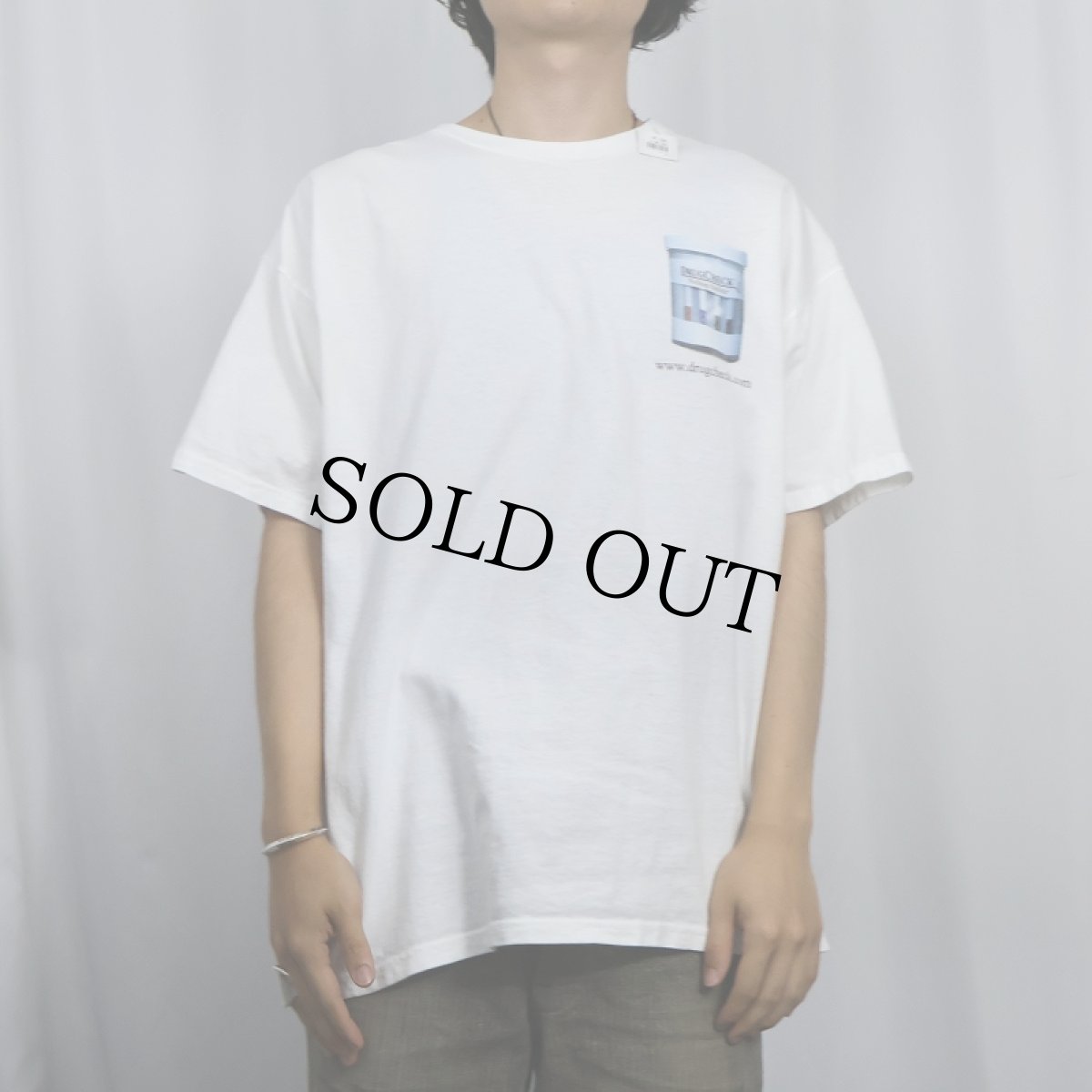 画像3: 【SALE】 2000's Drug Check "Bill Clinton" アメリカ前大統領プリントTシャツ XL (3)