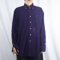 画像2: Ralph Lauren "BLAKE" コーデュロイ ボタンダウンシャツ M (2)