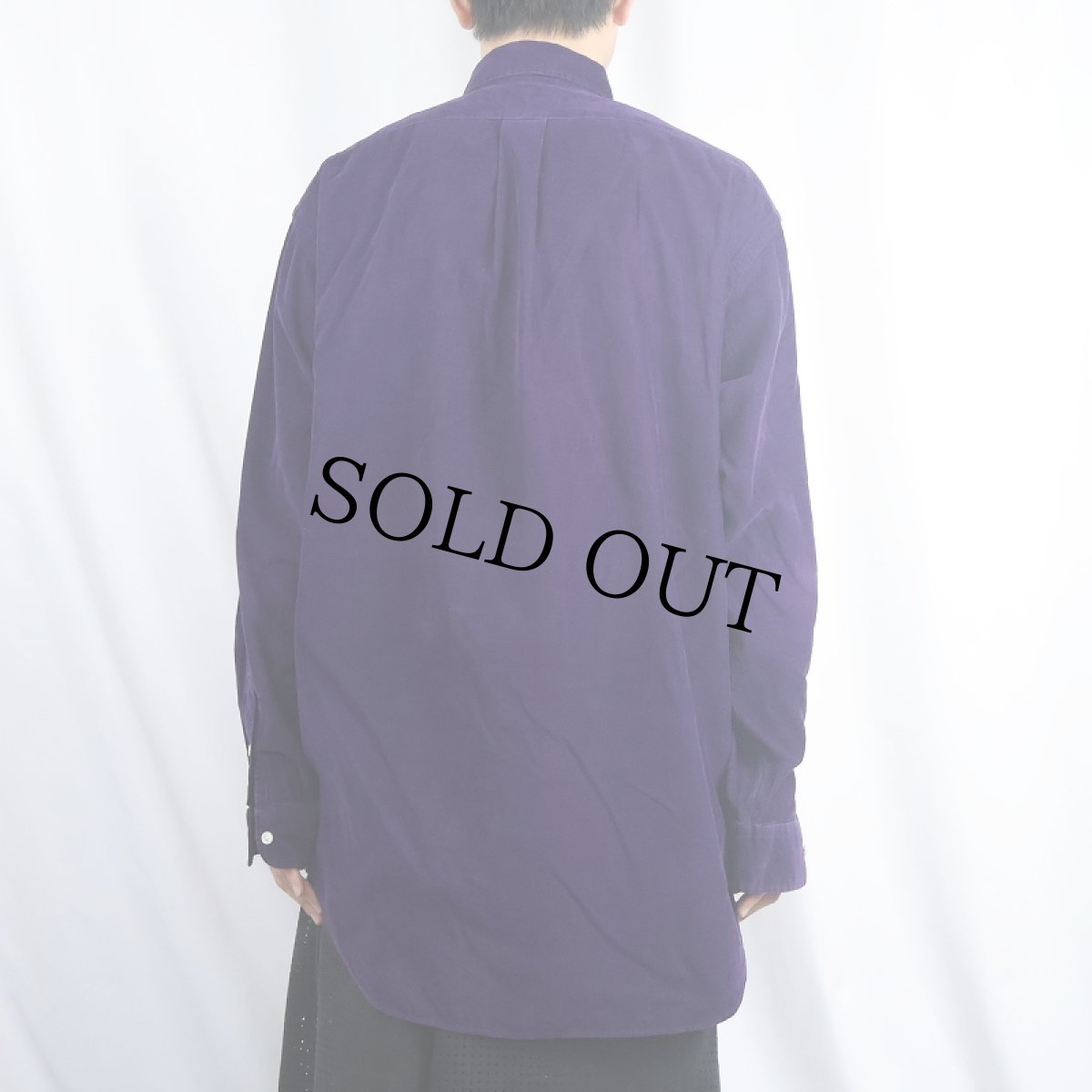 画像3: Ralph Lauren "BLAKE" コーデュロイ ボタンダウンシャツ M (3)