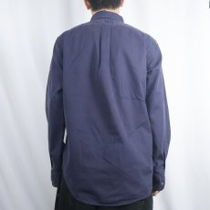 画像3: Ralph Lauren "CLASSIC FIT" コットンボタンダウンシャツ NAVY M (3)