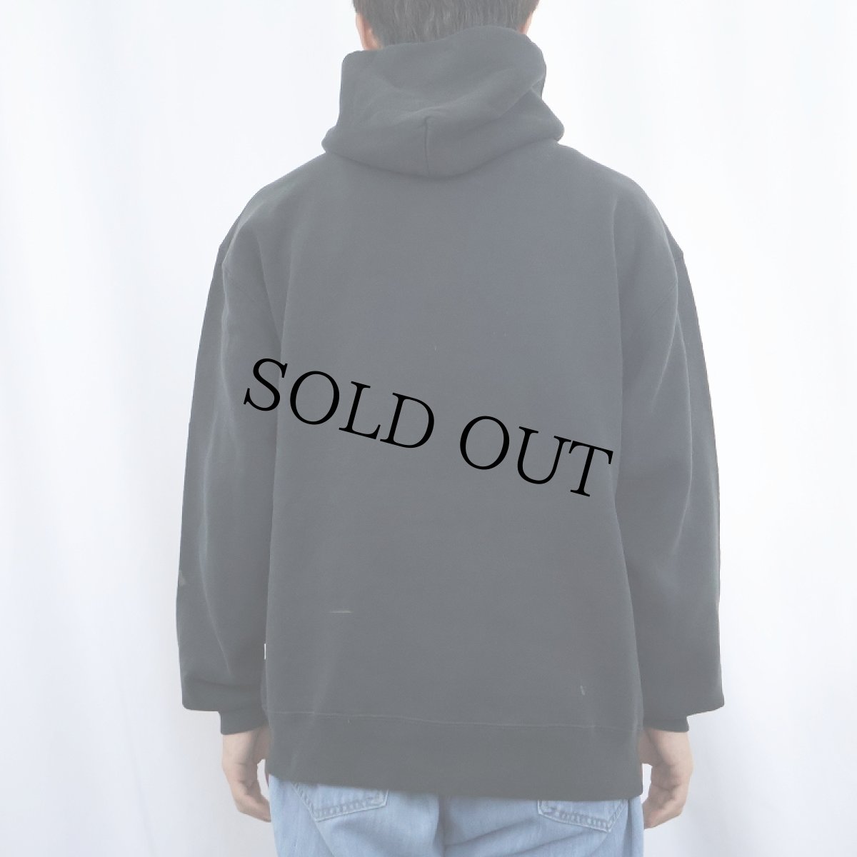 画像3: 90's〜 RUSSELL ATHLETIC スウェットフーディー BLACK L (3)