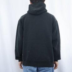 画像3: 90's〜 RUSSELL ATHLETIC スウェットフーディー BLACK L (3)