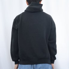 画像3: 90's RUSSELL ATHLETIC USA製 "HARVARD" プリントスウェットフーディー BLACK XL (3)
