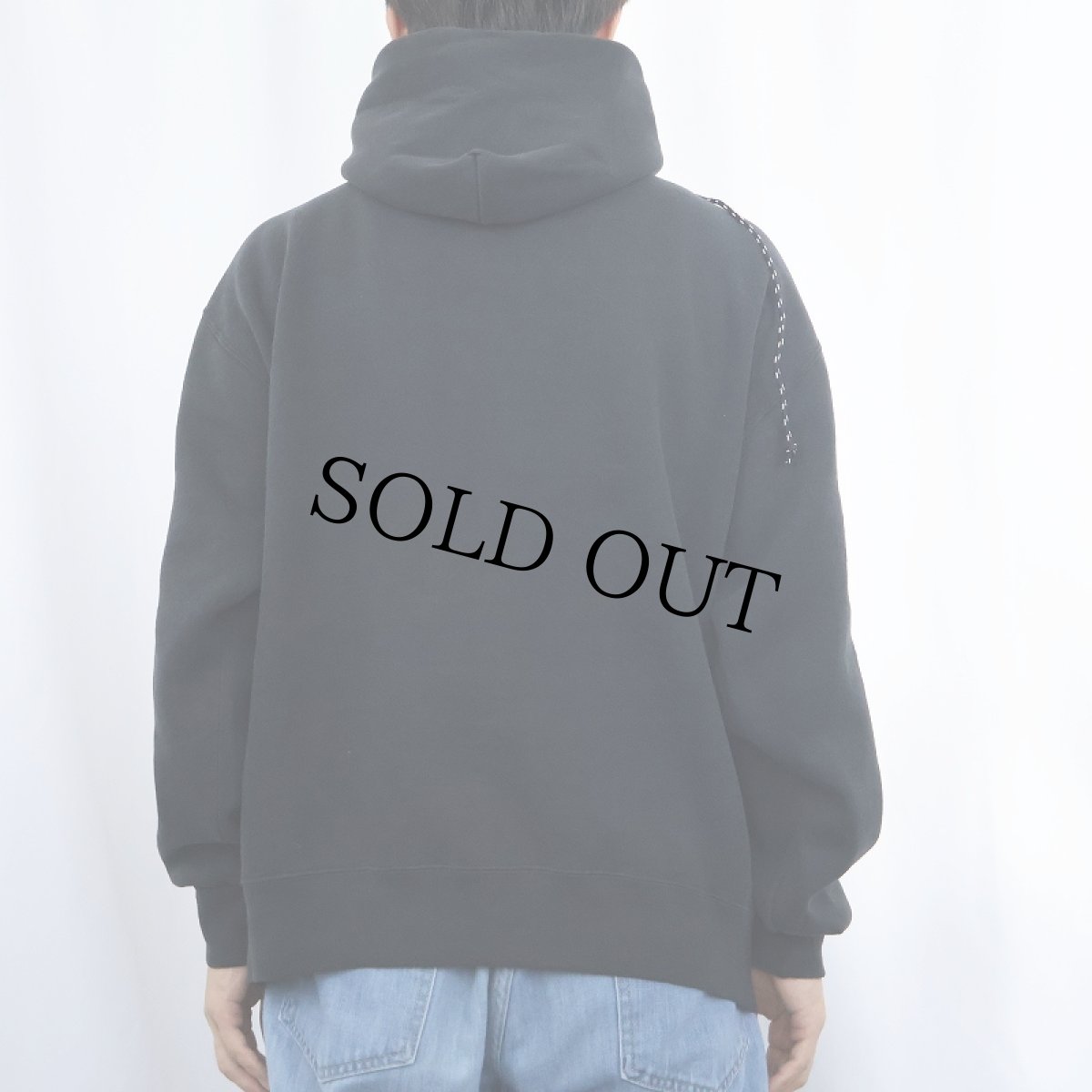 画像3: 90's RUSSELL ATHLETIC USA製 "PRINCETON" プリントスウェットフーディー BLACK L (3)