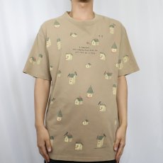 画像3: 90's rel-e-vant products USA製 巣箱プリントTシャツ L (3)