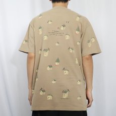 画像4: 90's rel-e-vant products USA製 巣箱プリントTシャツ L (4)