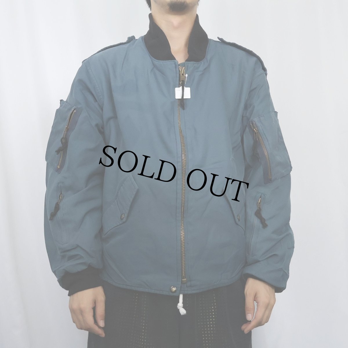 画像2: 90's ROYAL CANADIAN AIR FORCE フライトジャケット SIZE7344 (2)