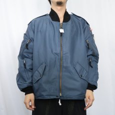 画像2: 90's Royal Canadian Air Force フライトジャケット SIZE7344 (2)