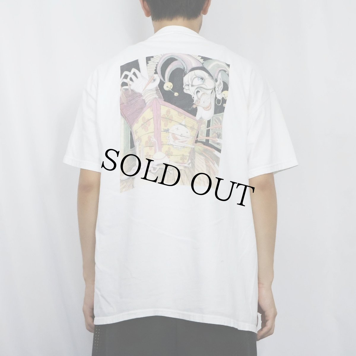 画像4: 90〜2000's イラストプリントTシャツ XL (4)