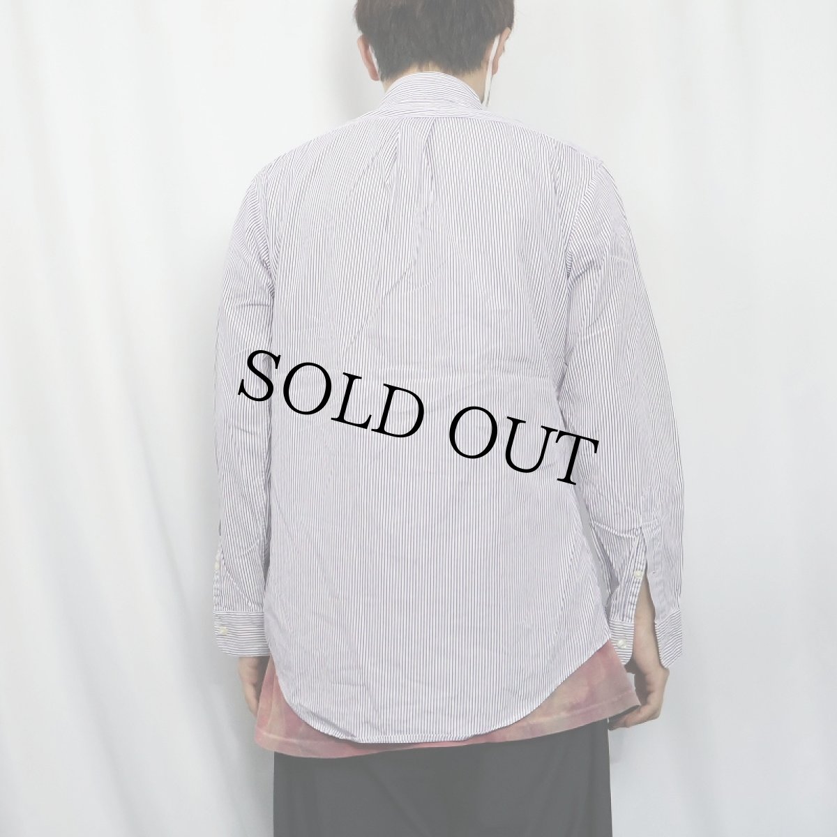 画像3: POLO Ralph Lauren "CUSTOM FIT DRESS SHIRT" ストライプ柄 コットンボタンダウンシャツ SIZE15/38 (3)