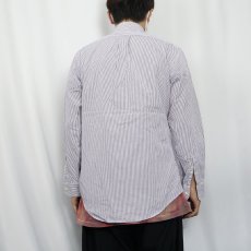 画像3: POLO Ralph Lauren "CUSTOM FIT DRESS SHIRT" ストライプ柄 コットンボタンダウンシャツ SIZE15/38 (3)
