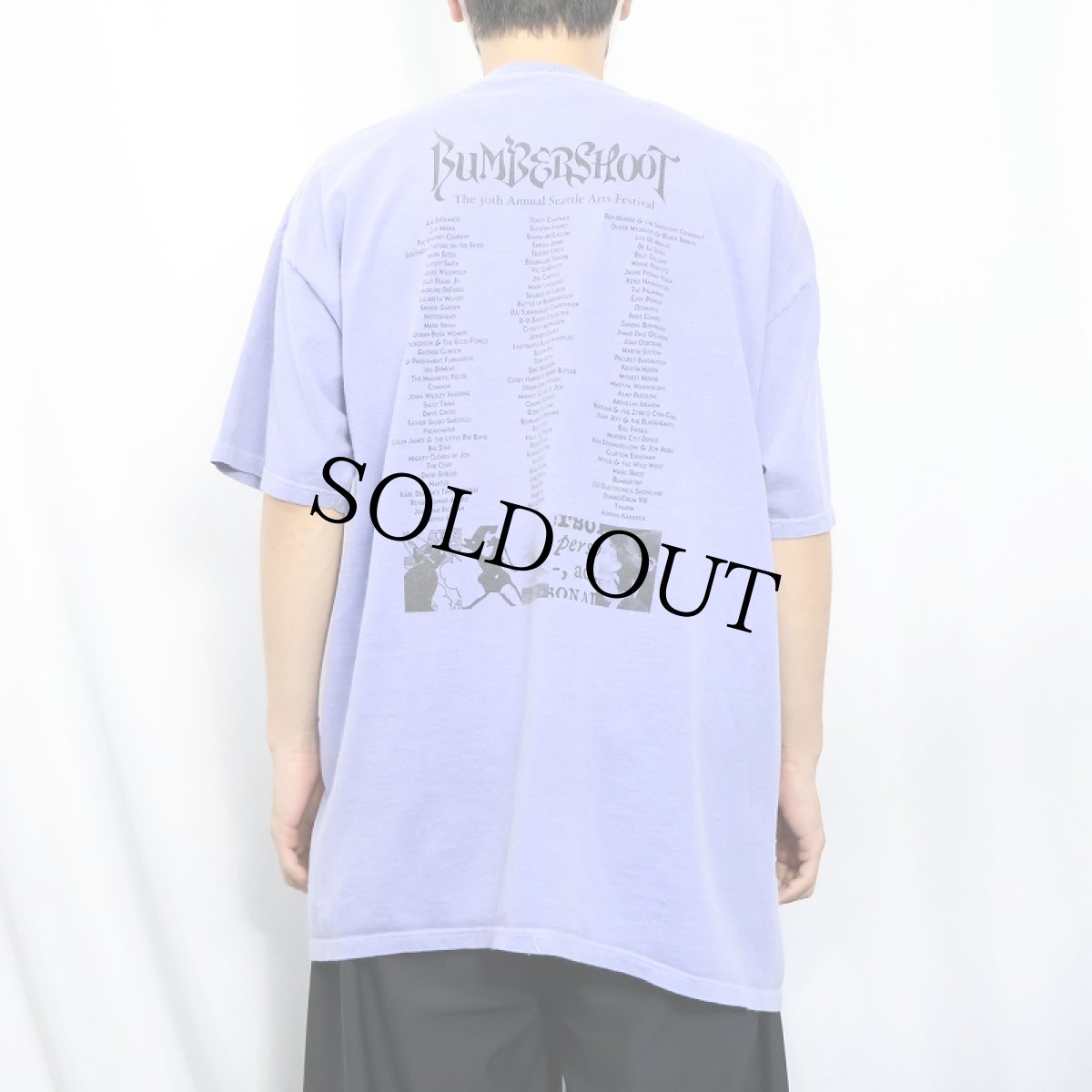 画像4: 2000's BUMBER SHOOT "Over Dyed" ミュージックフェスティバルTシャツ XL (4)