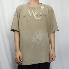 画像3: 90's WILE E. COYOTE USA製 "Calvin Klein" パロディプリントＴシャツ XL (3)