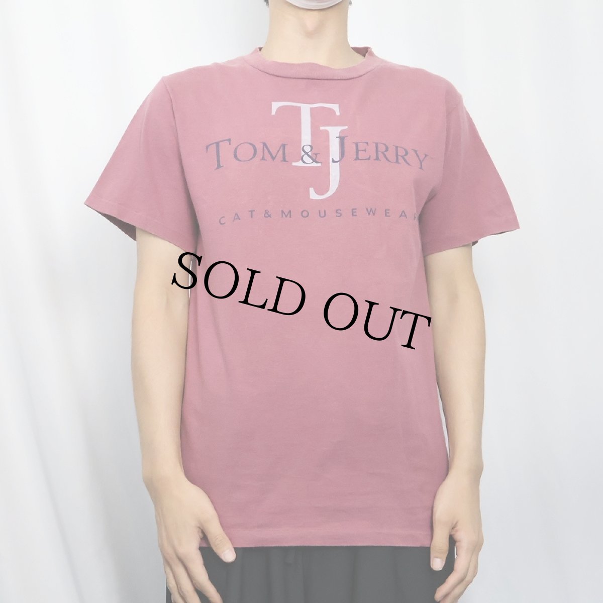 画像3: 90's TOM&JERRY USA製 "Calvin Klein" パロディプリントＴシャツ M (3)