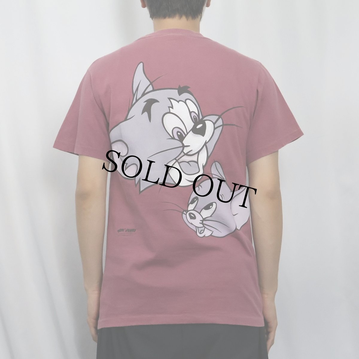 画像4: 90's TOM&JERRY USA製 "Calvin Klein" パロディプリントＴシャツ M (4)