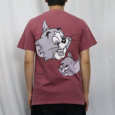 画像4: 90's TOM&JERRY USA製 "Calvin Klein" パロディプリントＴシャツ M (4)