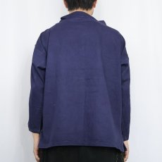 画像3: JOHNSONS ENGLAND製 フィッシャーマンスモック NAVY S (3)