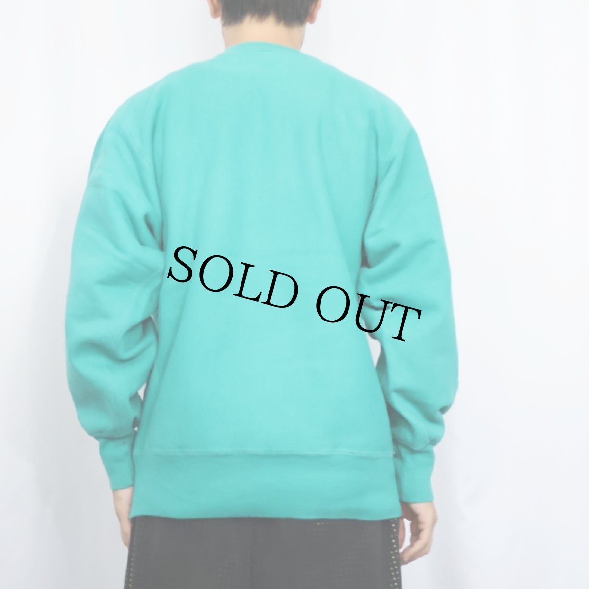 画像3: 90's Champion REVERSE WEAVE USA製 目無し スウェット GREEN XL (3)